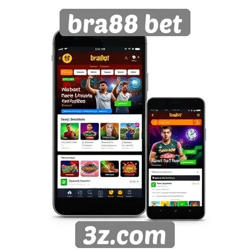 Design responsivo do bra88 bet em dispositivos móveis